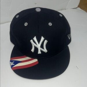COPY - New Era Yankees Cap w Puerto Rican Flag patch and silk screen